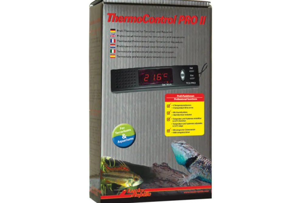 Lucky Reptile - Thermostat - thermo control pro ii - appareil de contrôle du chauffage et l'éclairage des reptiles, amphibiens et plantes Sale