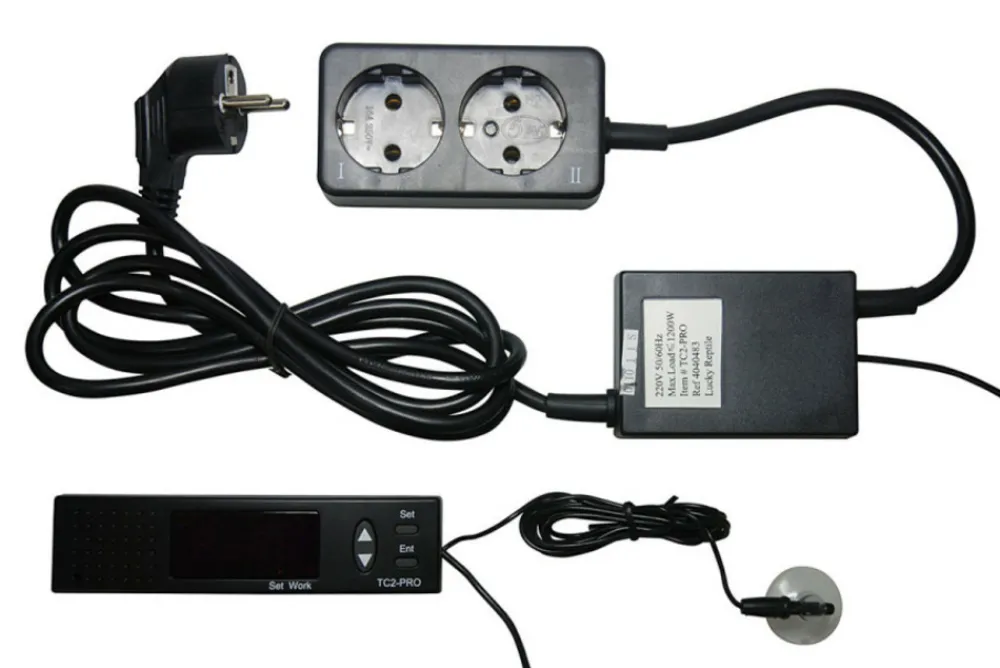 Lucky Reptile - Thermostat - thermo control pro ii - appareil de contrôle du chauffage et l'éclairage des reptiles, amphibiens et plantes Sale
