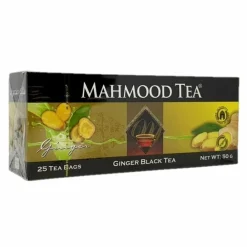 Mahmood Tea Épicerie Gourmande | - Thé noir ceylan au gingembre - 25 sachets - boîte 50g