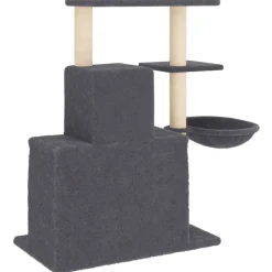 Maison Exclusive - Arbre à chat avec griffoirs en sisal gris foncé 83 cm Discount