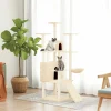 Maison Exclusive Arbres À Chat Et Jouets | - Arbre à chat avec griffoirs en sisal crème 154 cm