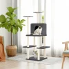 Maison Exclusive - Arbre à chat avec griffoirs en sisal gris foncé 144,5 cm Hot