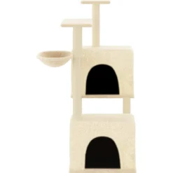 Maison Exclusive - Arbre à chat avec griffoirs en sisal crème 122 cm