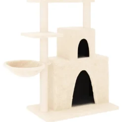 Maison Exclusive - Arbre à chat avec griffoirs en sisal crème 83 cm Hot