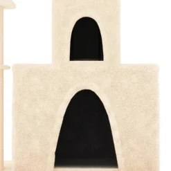 Maison Exclusive - Arbre à chat avec griffoirs en sisal crème 83 cm Hot