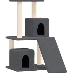 Maison Exclusive - Arbre à chat avec griffoirs en sisal gris foncé 82 cm Hot