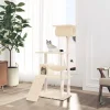 Maison Exclusive Arbres À Chat Et Jouets | - Arbre à chat avec griffoirs en sisal crème 180 cm