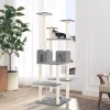 Maison Exclusive Arbres À Chat Et Jouets | - Arbre à chat avec griffoirs en sisal crème 154 cm