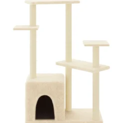 Maison Exclusive Arbres À Chat Et Jouets | - Arbre à chat avec griffoirs en sisal gris clair 145 cm
