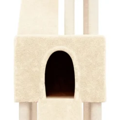 Maison Exclusive - Arbre à chat avec griffoirs en sisal crème 190 cm Best