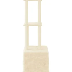 Maison Exclusive Arbres À Chat Et Jouets | - Arbre à chat avec griffoirs en sisal crème 133,5 cm