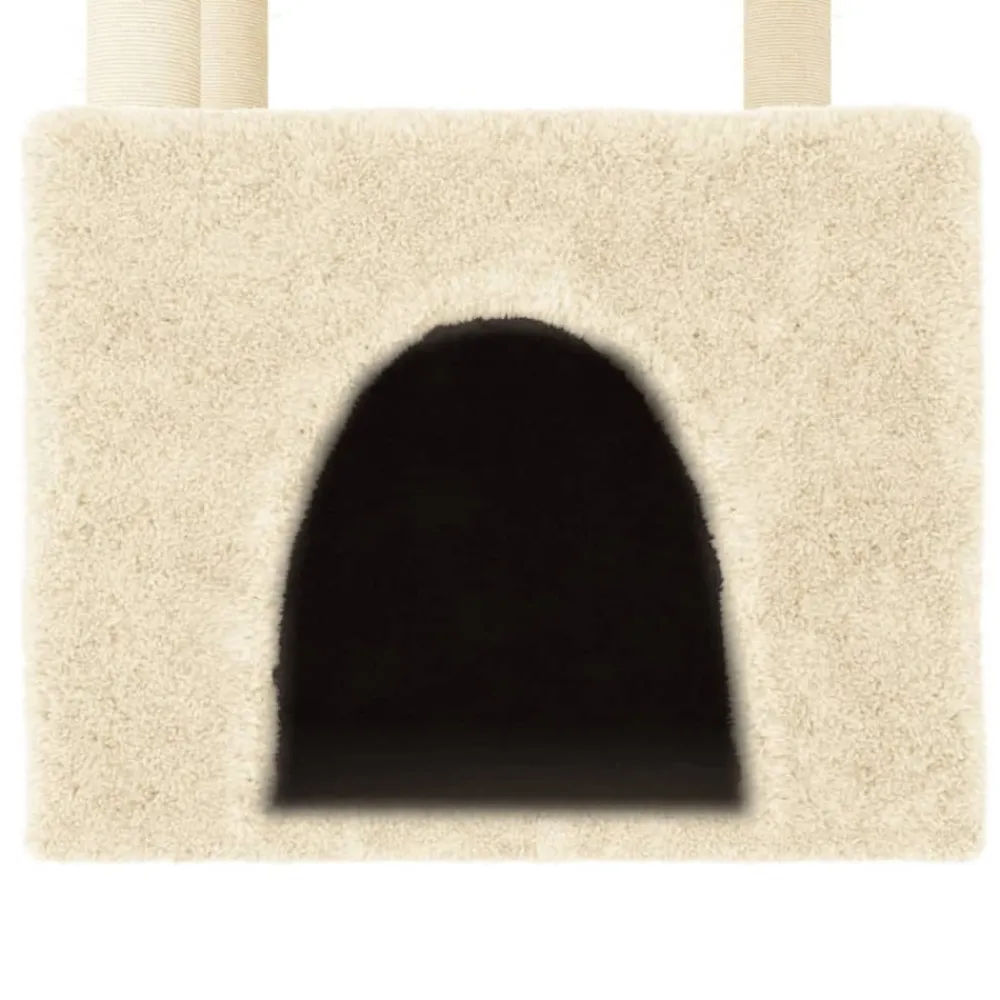 Maison Exclusive - Arbre à chat avec griffoirs en sisal crème 109,5 cm New