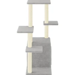 Maison Exclusive - Arbre à chat avec griffoirs en sisal gris clair 97,5 cm Outlet