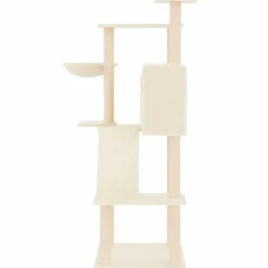 Maison Exclusive - Arbre à chat avec griffoirs en sisal crème 143 cm Online