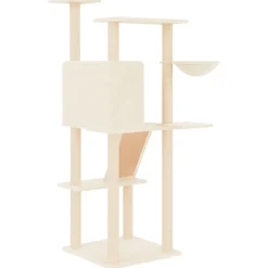 Maison Exclusive - Arbre à chat avec griffoirs en sisal crème 143 cm Online
