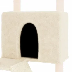 Maison Exclusive - Arbre à chat avec griffoirs en sisal crème 143 cm Online