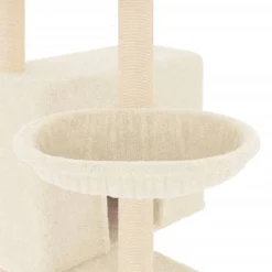 Maison Exclusive - Arbre à chat avec griffoirs en sisal crème 143 cm Online