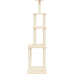 Maison Exclusive Arbres À Chat Et Jouets | - Arbre à chat avec griffoirs en sisal gris clair 110 cm