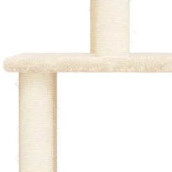Maison Exclusive Arbres À Chat Et Jouets | - Arbre à chat avec griffoirs en sisal gris clair 110 cm