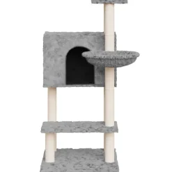 Maison Exclusive - Arbre à chat avec griffoirs en sisal gris clair 108,5 cm