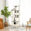 Maison Exclusive Arbres À Chat Et Jouets | - Arbre à chat avec griffoirs en sisal crème 95 cm