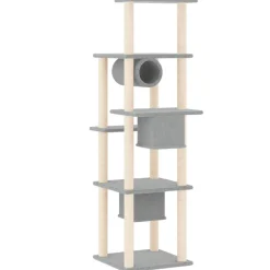 Maison Exclusive Arbres À Chat Et Jouets | - Arbre à chat avec griffoirs en sisal crème 95 cm