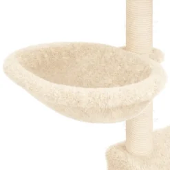 Maison Exclusive Arbres À Chat Et Jouets | - Arbre à chat avec griffoirs en sisal crème 83 cm