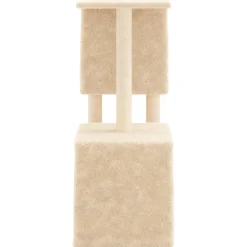 Maison Exclusive Arbres À Chat Et Jouets | - Arbre à chat avec griffoirs en sisal crème 82 cm