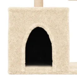 Maison Exclusive Arbres À Chat Et Jouets | - Arbre à chat avec griffoirs en sisal crème 82 cm