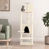 Maison Exclusive Arbres À Chat Et Jouets | - Arbre à chat avec griffoirs en sisal crème 82 cm