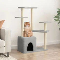Maison Exclusive - Arbre à chat avec griffoirs en sisal gris clair 107,5 cm Online