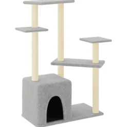 Maison Exclusive - Arbre à chat avec griffoirs en sisal gris clair 107,5 cm Online