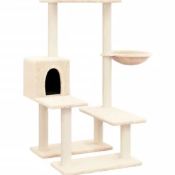 Maison Exclusive - Arbre à chat avec griffoirs en sisal crème 94,5 cm Sale