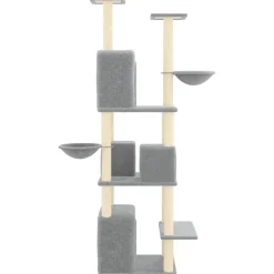Maison Exclusive Arbres À Chat Et Jouets | - Arbre à chat avec griffoir en sisal gris foncé 59 cm