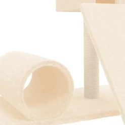 Maison Exclusive Arbres À Chat Et Jouets | - Arbre à chat avec griffoir en sisal crème 59 cm