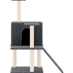 Maison Exclusive Arbres À Chat Et Jouets | - Arbre à chat avec griffoirs en sisal crème 166 cm