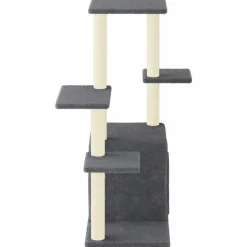 Maison Exclusive - Arbre à chat avec griffoirs en sisal gris foncé 97,5 cm Outlet