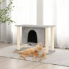 Maison Exclusive Arbres À Chat Et Jouets | - Arbre à chat avec griffoirs en sisal gris foncé 190 cm