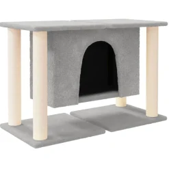 Maison Exclusive Arbres À Chat Et Jouets | - Arbre à chat avec griffoirs en sisal gris foncé 190 cm