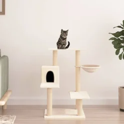 Maison Exclusive Arbres À Chat Et Jouets | - Arbre à chat avec griffoirs en sisal gris foncé 162 cm