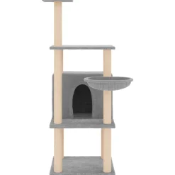 Maison Exclusive Arbres À Chat Et Jouets | - Arbre à chat avec griffoirs en sisal crème 82 cm