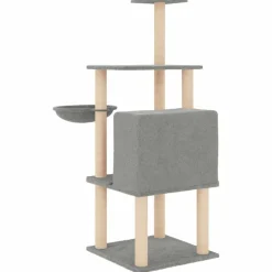 Maison Exclusive Arbres À Chat Et Jouets | - Arbre à chat avec griffoirs en sisal crème 82 cm