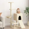 Maison Exclusive - Arbre à chat avec griffoirs en sisal crème 130,5 cm Best