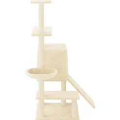 Maison Exclusive - Arbre à chat avec griffoirs en sisal crème 130,5 cm Best