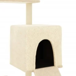 Maison Exclusive - Arbre à chat avec griffoirs en sisal crème 130,5 cm Best