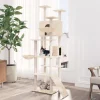 Maison Exclusive Arbres À Chat Et Jouets | - Arbre à chat avec griffoirs en sisal crème 119 cm