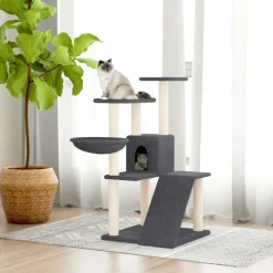 Maison Exclusive - Arbre à chat avec griffoirs en sisal gris foncé 94 cm Sale