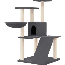 Maison Exclusive - Arbre à chat avec griffoirs en sisal gris foncé 94 cm Sale