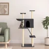 Maison Exclusive Arbres À Chat Et Jouets | - Arbre à chat avec griffoirs en sisal crème 73 cm