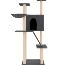 Maison Exclusive Arbres À Chat Et Jouets | - Arbre à chat avec griffoirs en sisal crème 73 cm